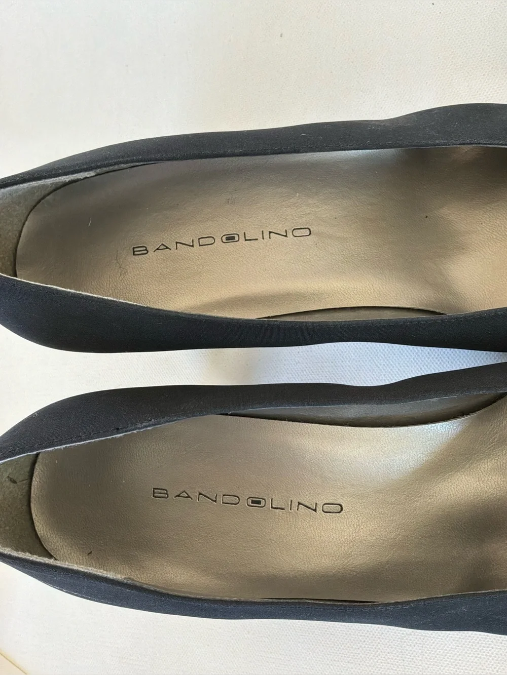 Bandolino Black Square Toe Block Heel Pumps Women’s Size 8.5M Classic Shoes